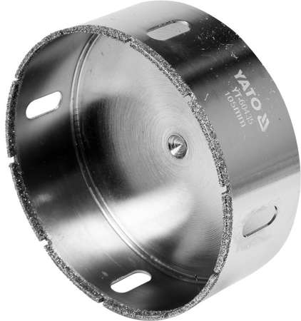 Broca de diamante electrochapada 105x70  mm