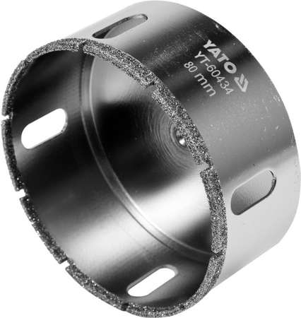 Broca de diamante electrochapada 80x70  mm