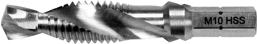 Broca grifos de combinación hss para perforación de metal m10 