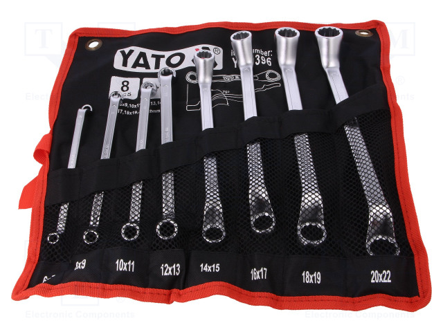 Cola corona acodada 6-22mm 8pcs 