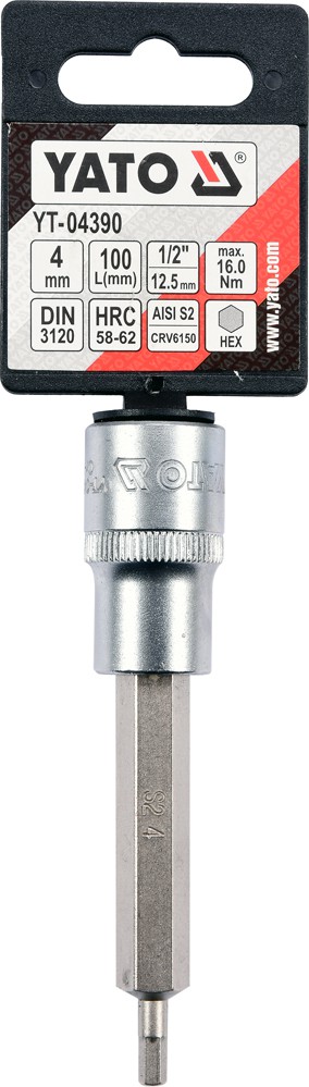 Copa allen larga 4mm 1/2 