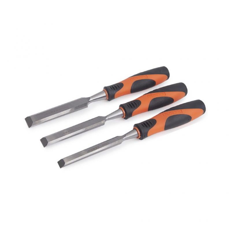 Juego de formon para madera 3 pzs  