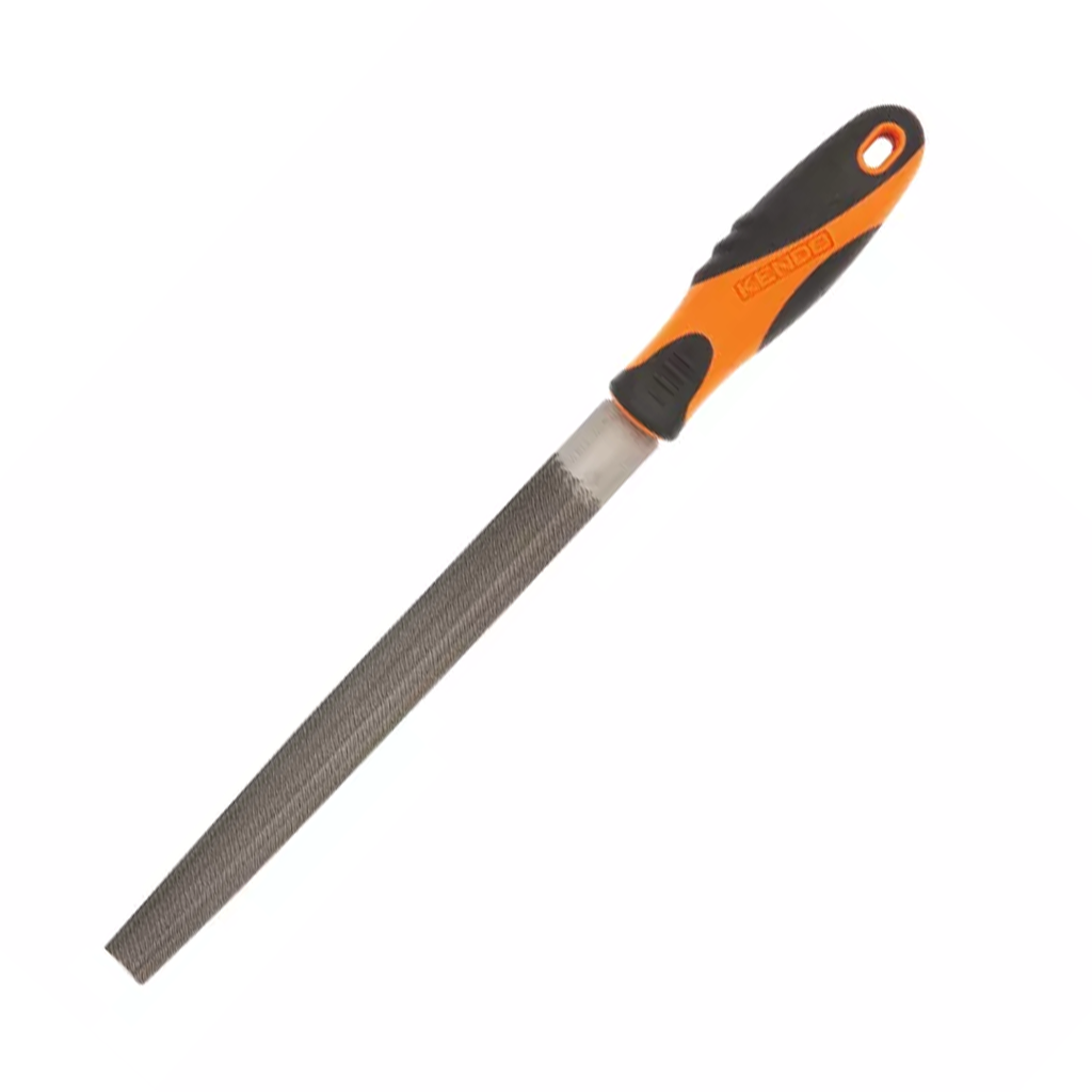 Lima media caña para metal 10" ergonomico  
