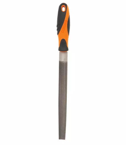 Lima media caña para metal 8" ergonomico  