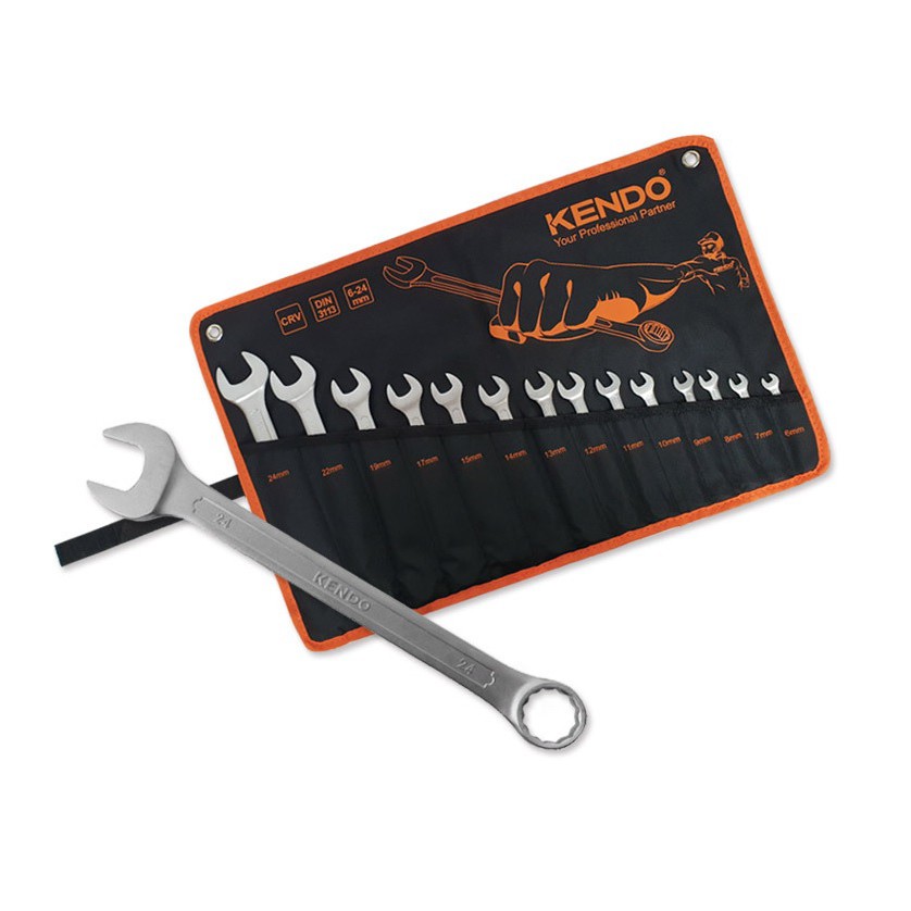 Llave cola corona 14 pzs 6-24mm  