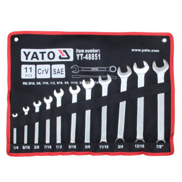 Llaves cola corona s.a.e. 11 pzs 1/4-7/8 