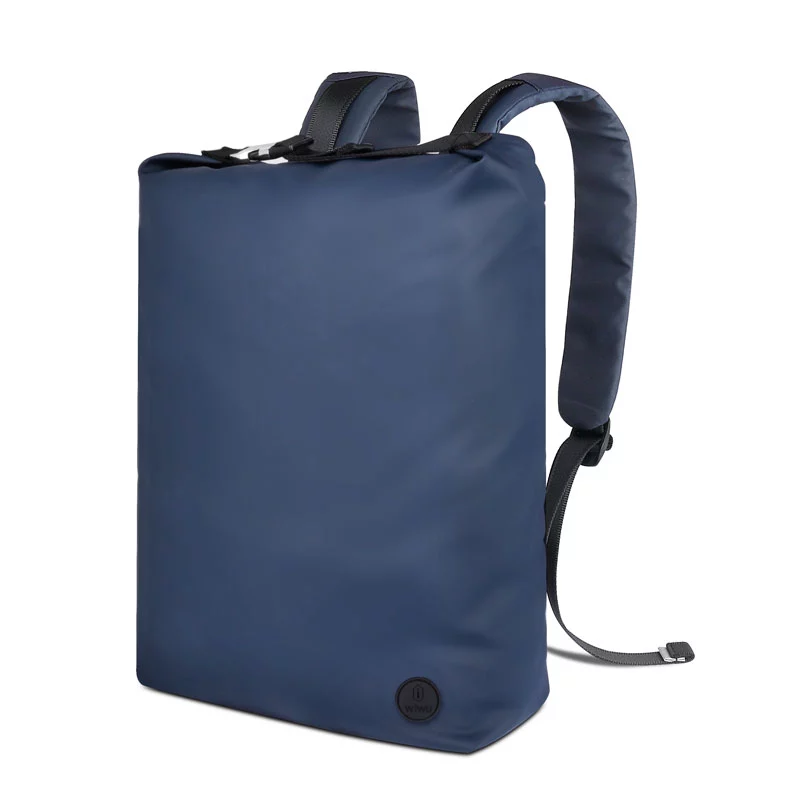 Mochila para laptop azul ligera