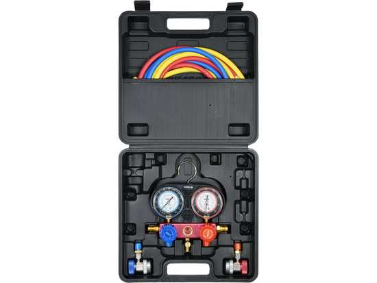  kit de manómetros para recarga de aire acondicionado