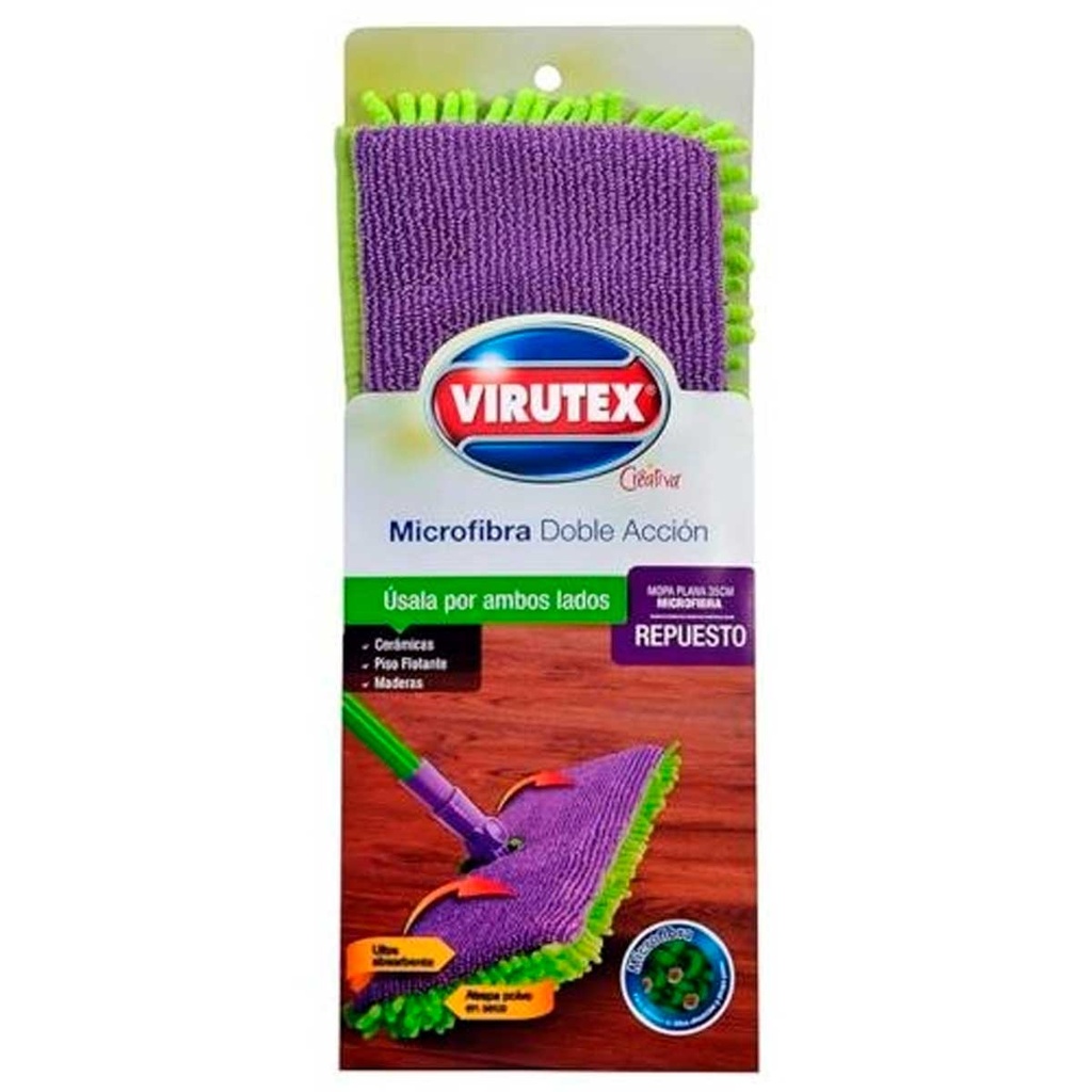 Mopa plana microfibra dual RPTO - creativa 1881530