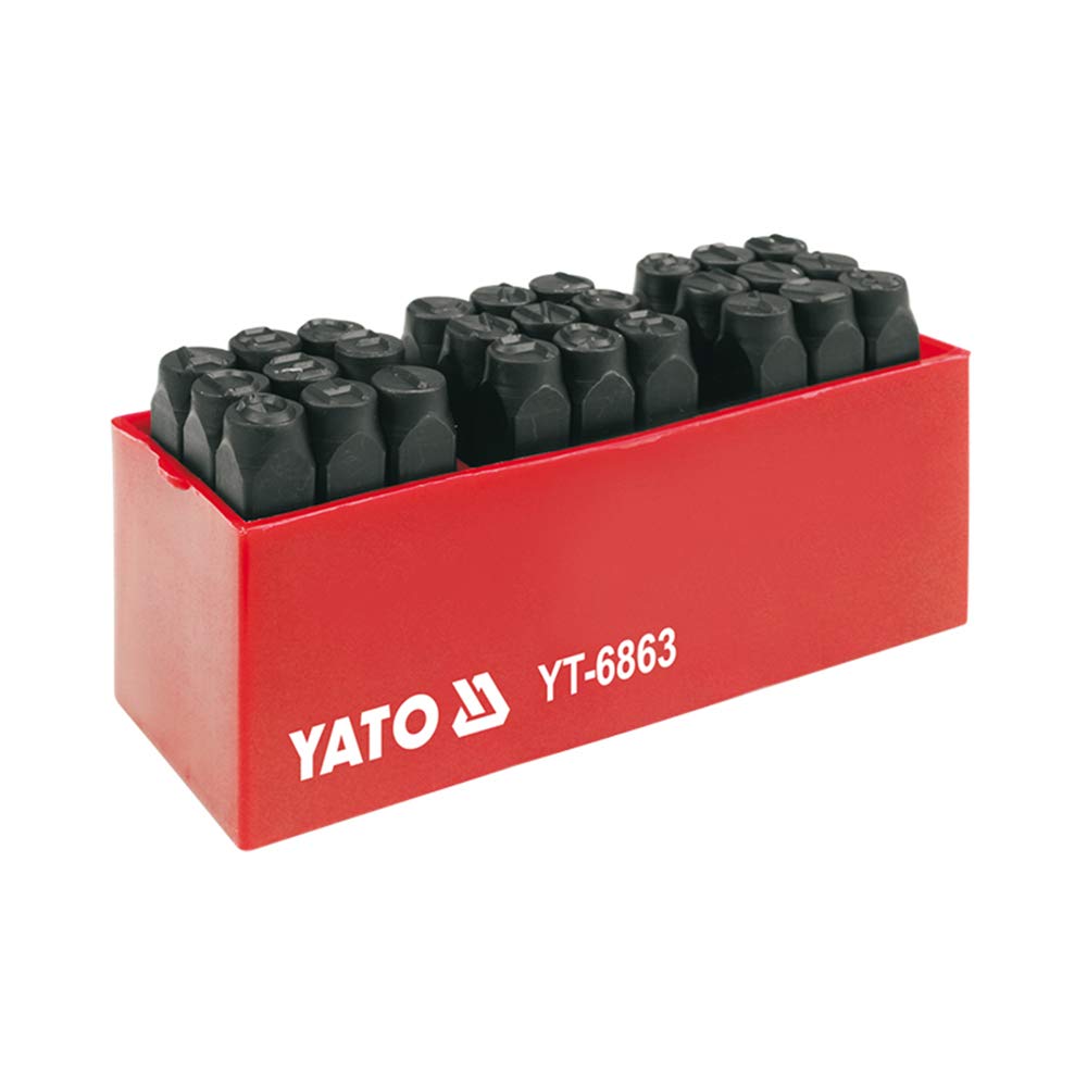 Abecedario de golpe, 8 mm, kit de 27 pcs.