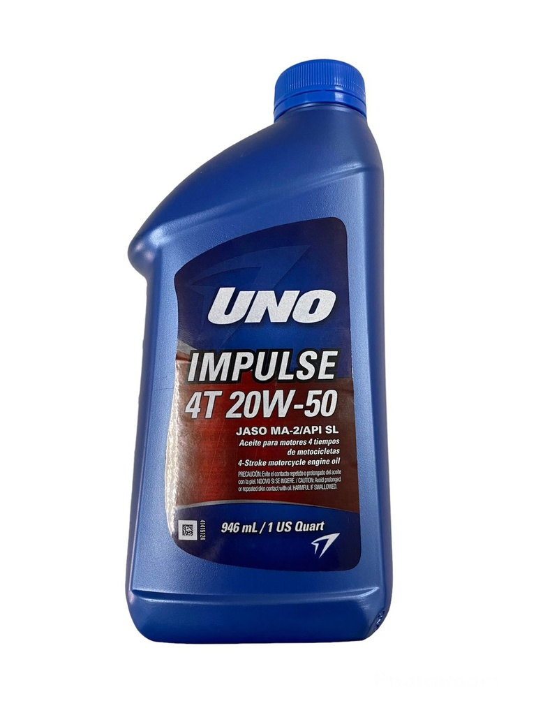 Aceite motor 4 tiempos uno impulse 4t 20w-50 c12x1