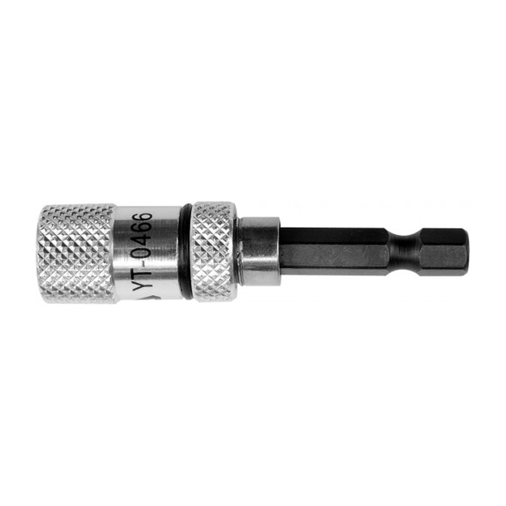 Adaptador para barreno de puntas rapido con seguro 1/4 