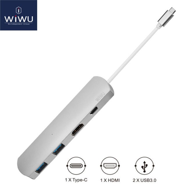 Adaptador usb tipo c 4 en 1