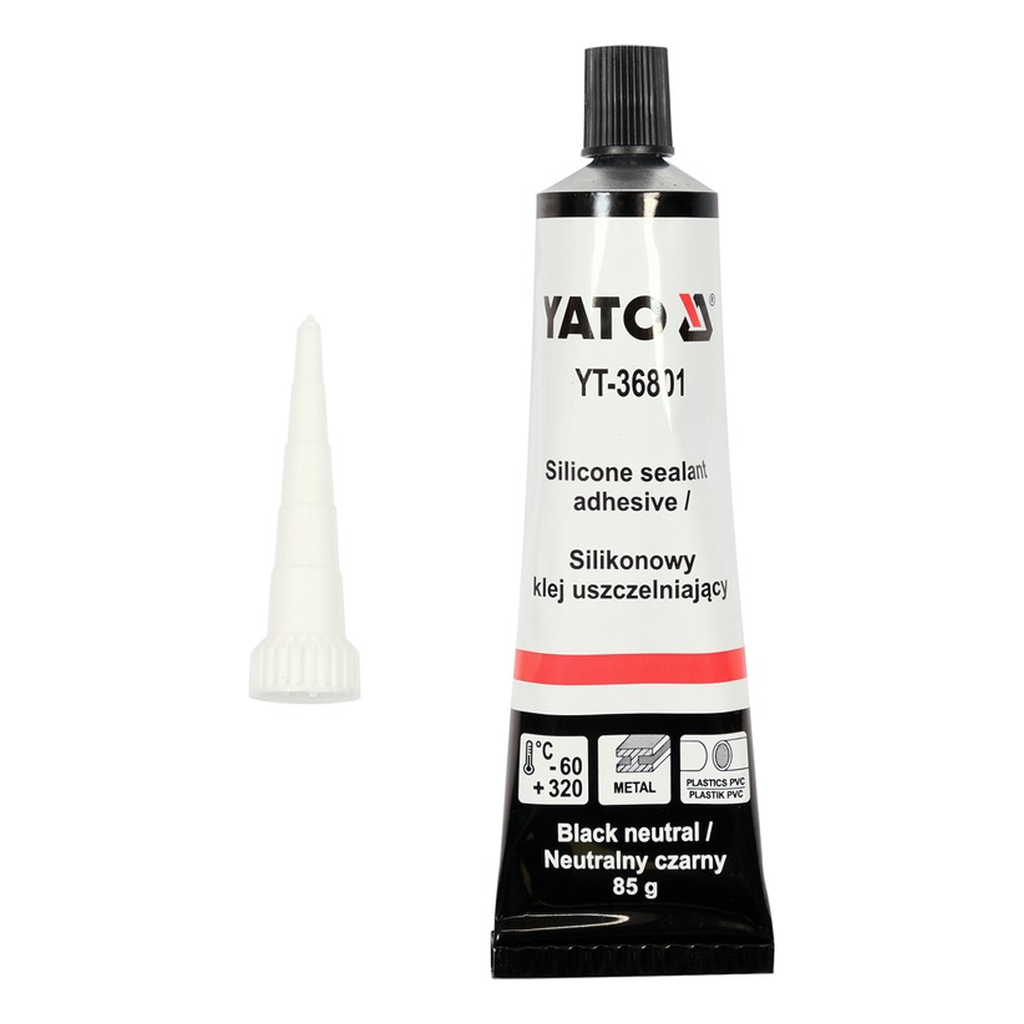 Adhesivo sellador de silicona negro neutro 