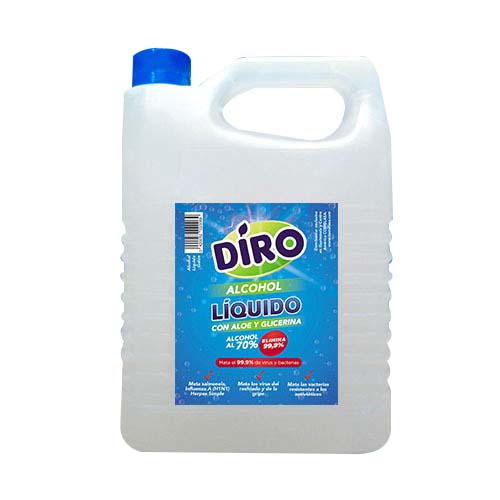 Alcohol liquido aloe vera galon 