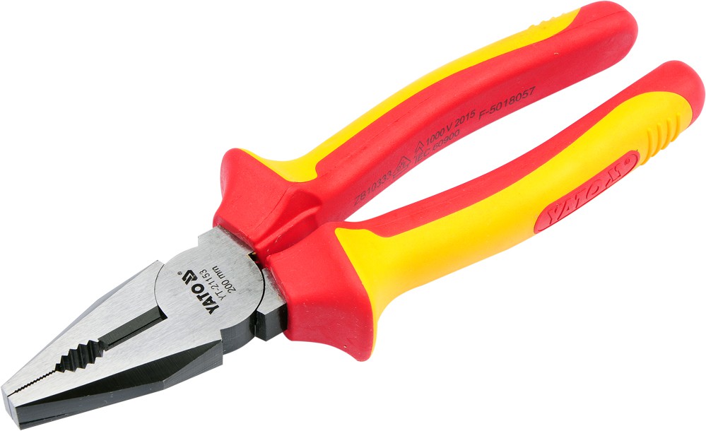 Alicate electricista aislado dve 8" 