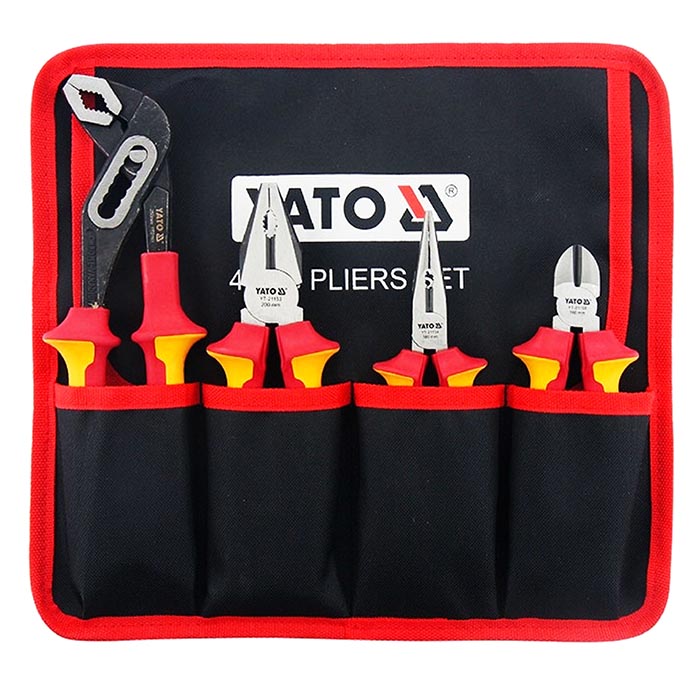 Alicate insulado electricista 4pzs dve 1000v 