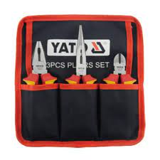 Alicate insulado electricista dve 1000v 3 pzs 