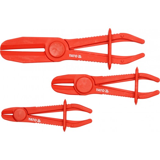 Alicates prensa manguera flexible 3 pzs 