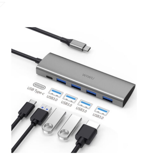 Adaptador usb-c 5 en 1 (alpha 541p) a usb3.0 docking station pd de carga rápida