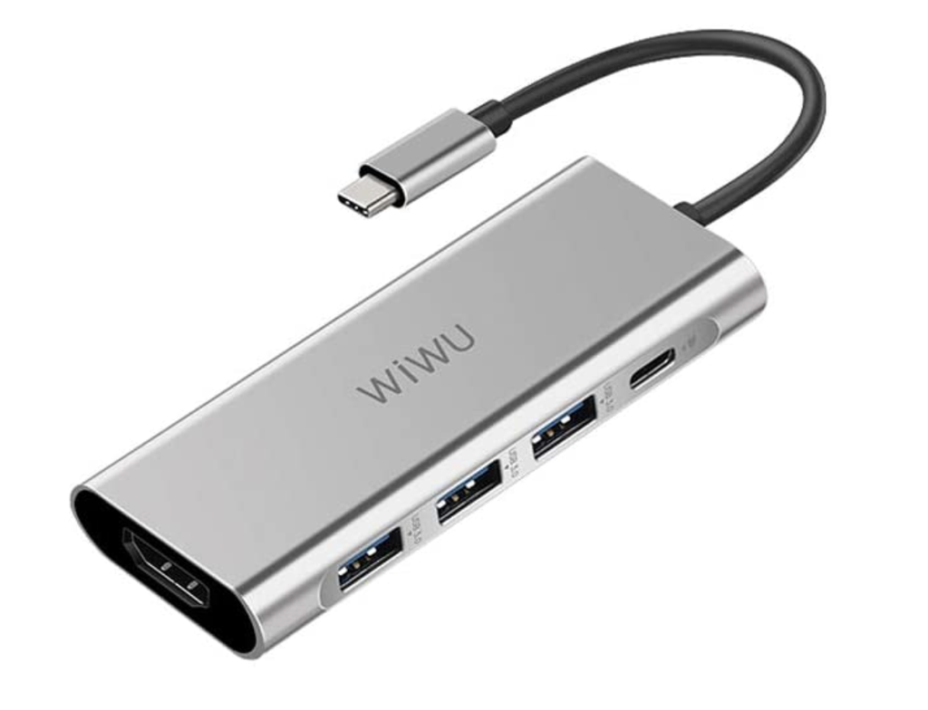 Adaptador usb-c 5 en 1 (alpha a531h) 3xusb3.0 1xtipo-c 1xhdmi