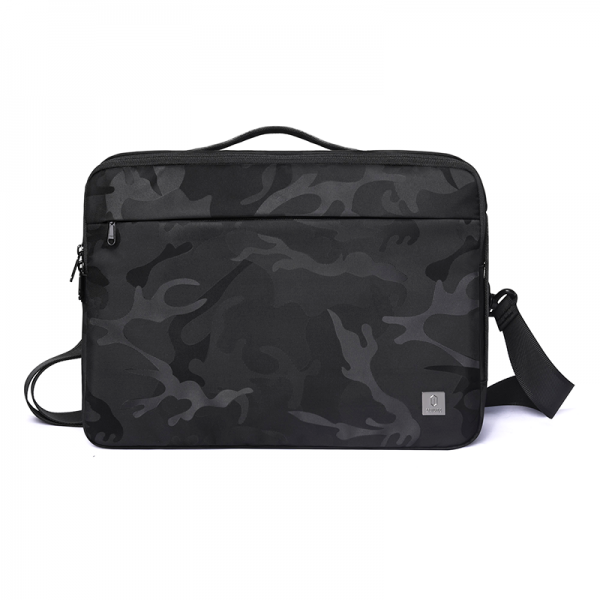 Bolso para laptop negro 13” camouflaje