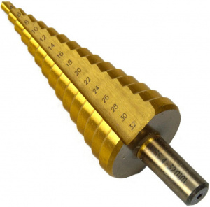 Broca conica escalonada 6-38mm 