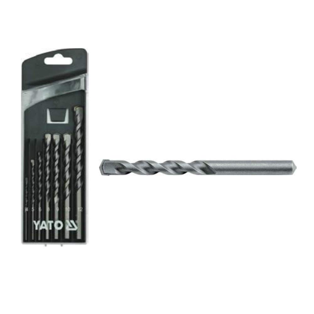 Broca para concreto 4-12MM 7 pzs 