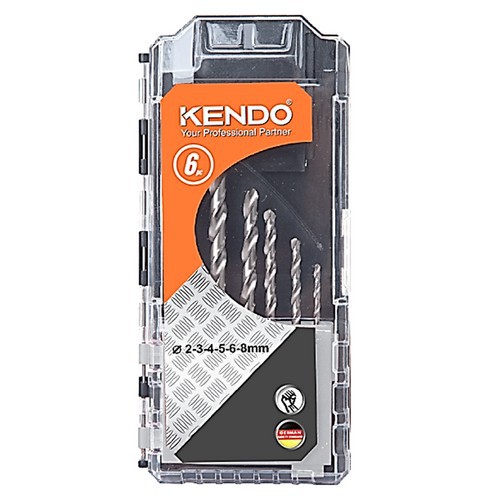Brocas para metal hss 2 3 4 5 6 8 - 6pc 