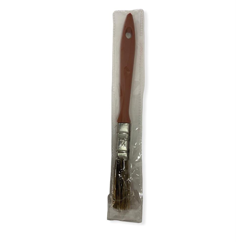 Brocha profesional mango plastico cafe 1/2" 