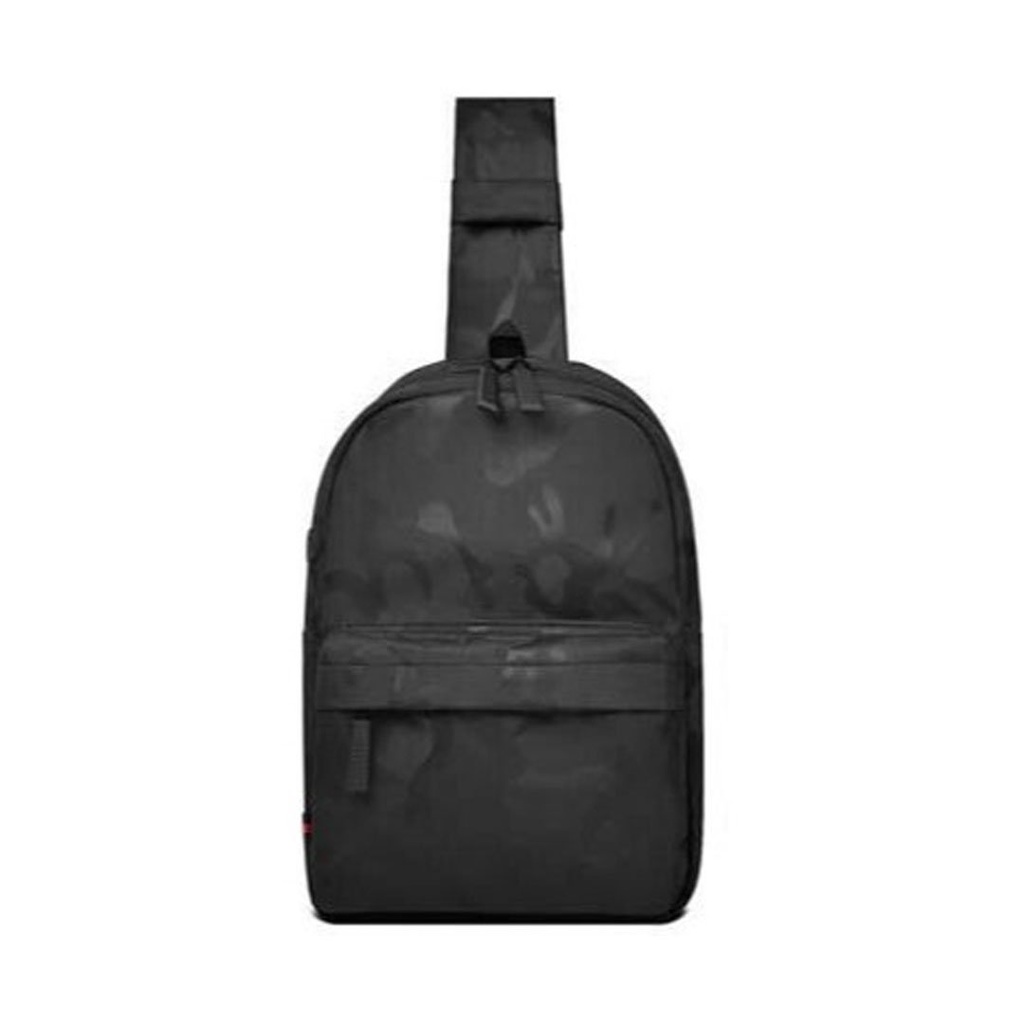Bolso de hombro negro camuflaje vigor