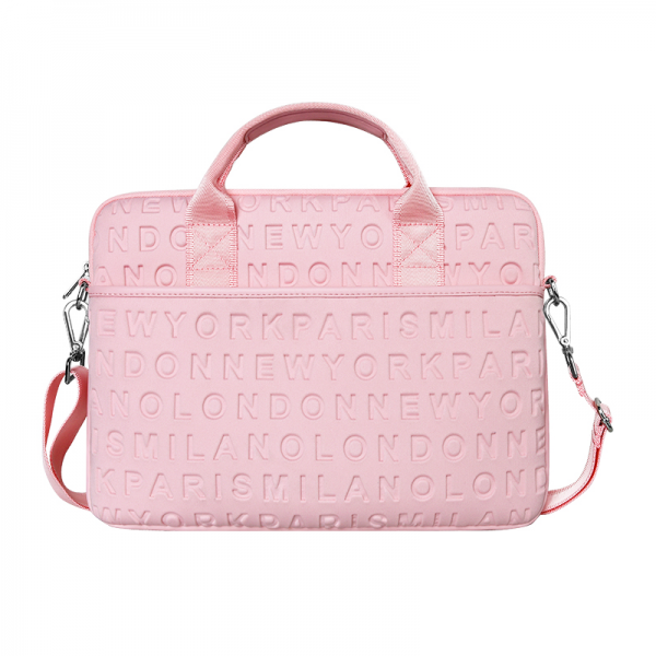 Bolso para laptop cosmo slim rosado de 13.3" 