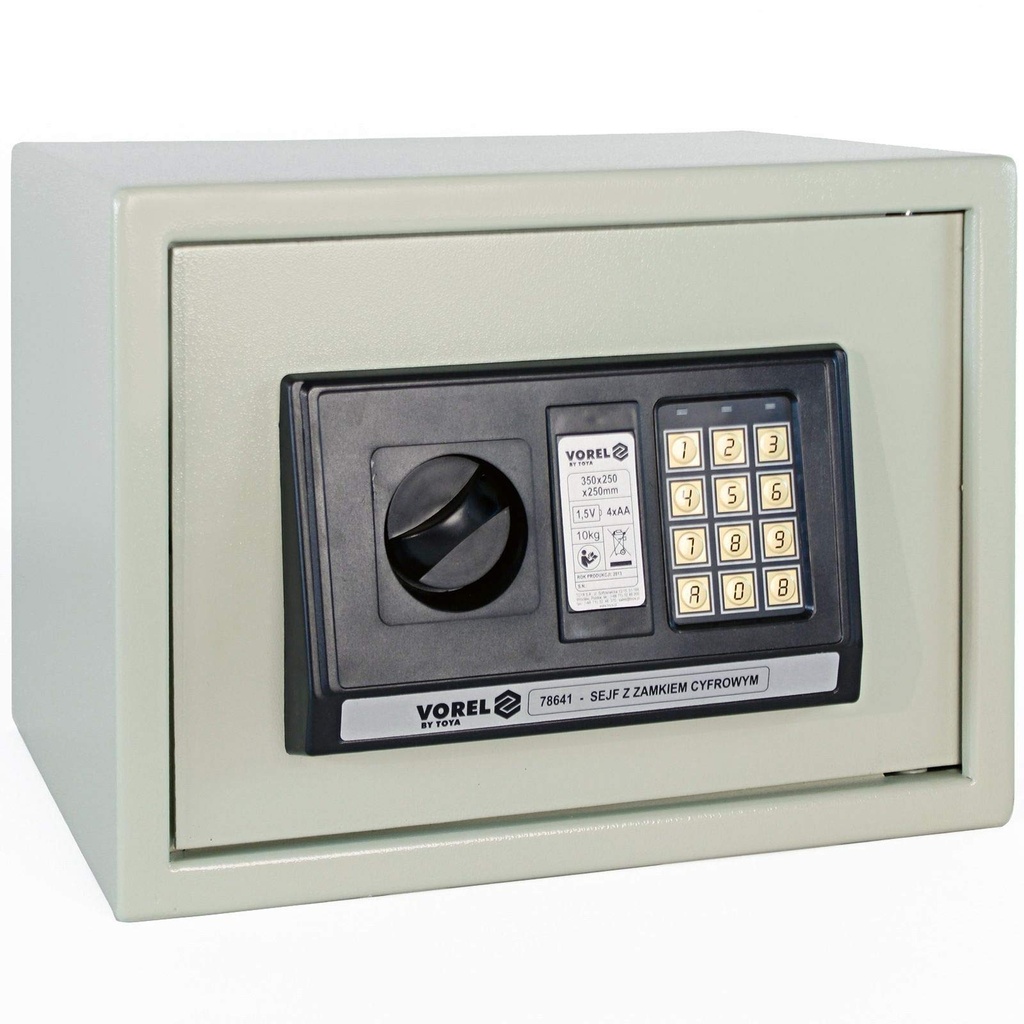 Caja fuerte seguridad digital 35x25x25cm 