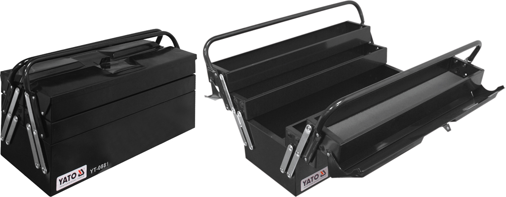 Caja para herramientas tipo acordion 19 x 5 x 14