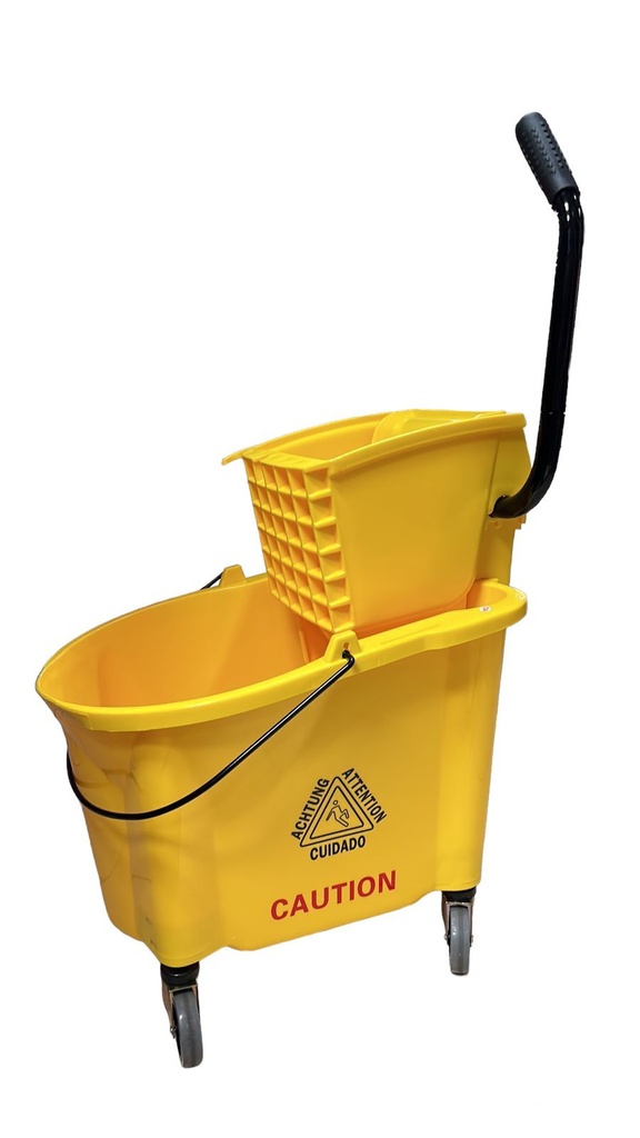 Carro estrujador amarillo 36 lts 