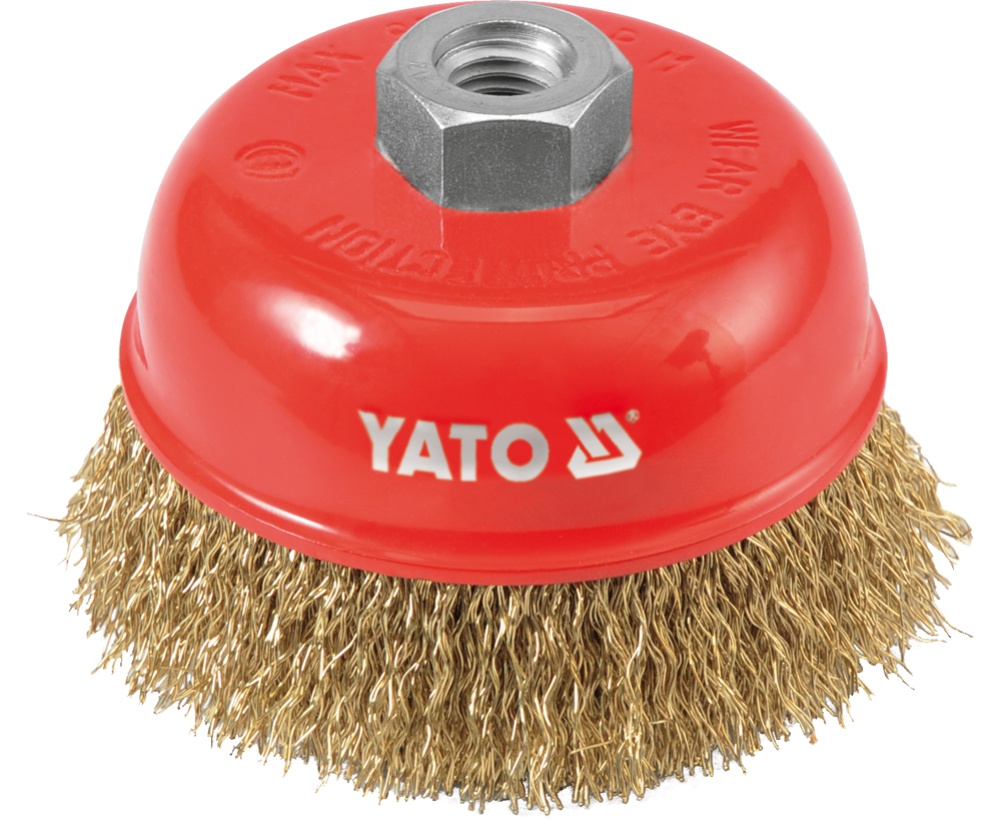 Cepillo de alambre latonado 4" m-14 4766