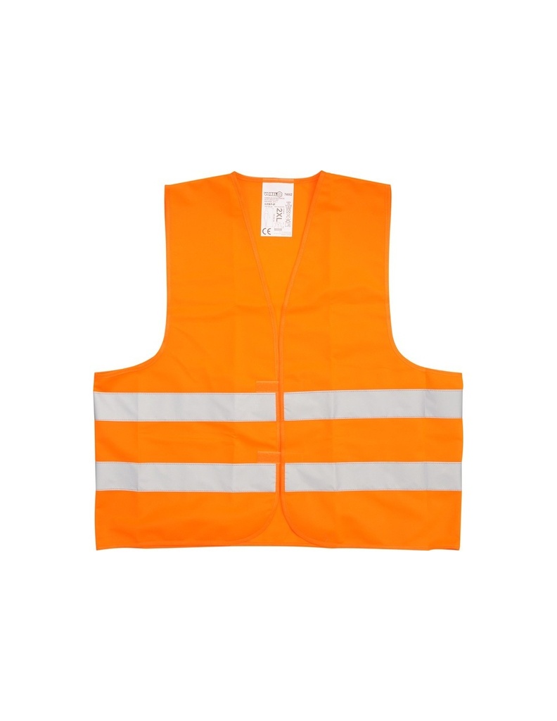 Chaleco de seguridad anaranjado xl  