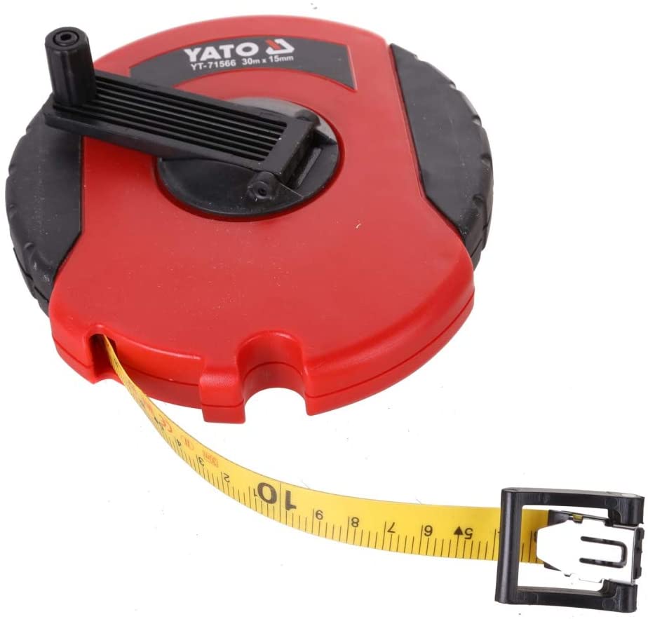 Cinta metrica fibra de vidrio 30m x 15mm 