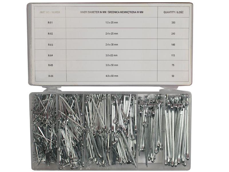 Clip pins caja 1000 unidades 