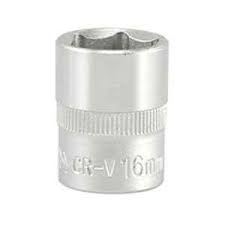 Copa corta hexagonal22mm 3/8" 6 pt crv 