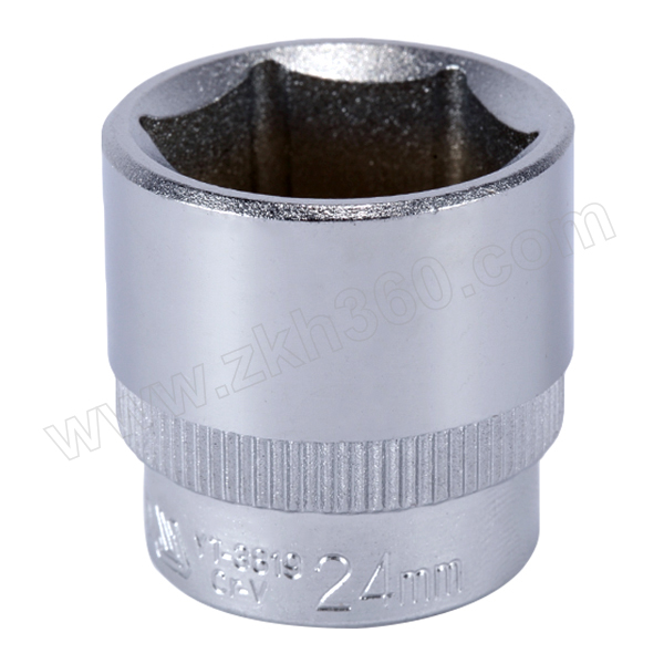 Copa corta hexagonal24mm 3/8" 6 pt crv 
