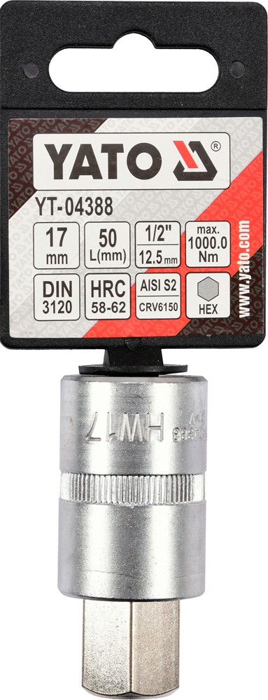 Copa de punta allen 17 mm x 2 raiz 1/2 