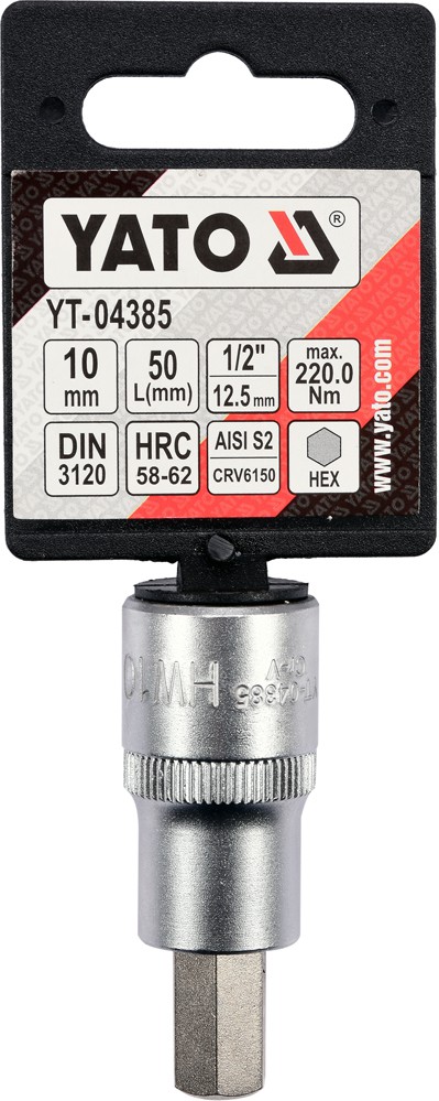 Copa hexagonal 10mm x 2 raiz 1/2 