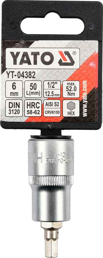 Copa hexagonal 6mm x 2 raiz 1/2 