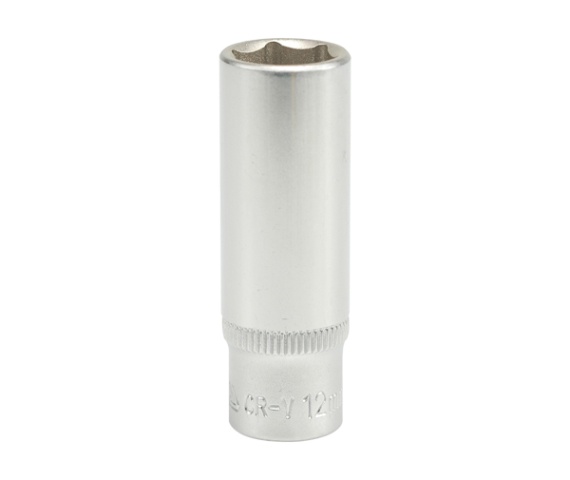 Copa hexagonal larga 12mm 1/4" 6pt crv  