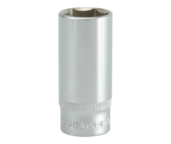 Copa larga hexagonal22mm 3/8" 9 pt crv 