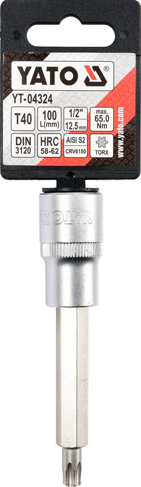 Copa torx t40 x 4 raiz 1/2 