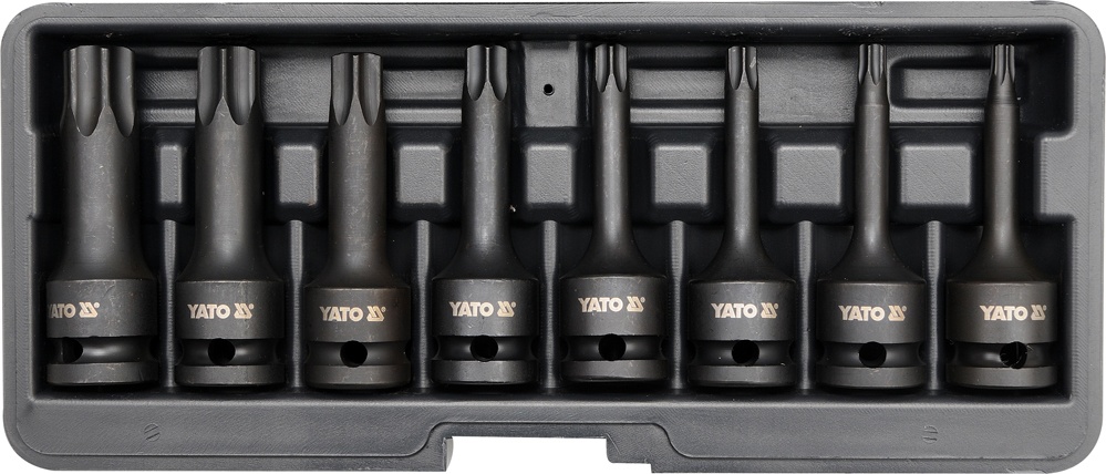 Copas de impacto punta torx 8 pcs 1/2 