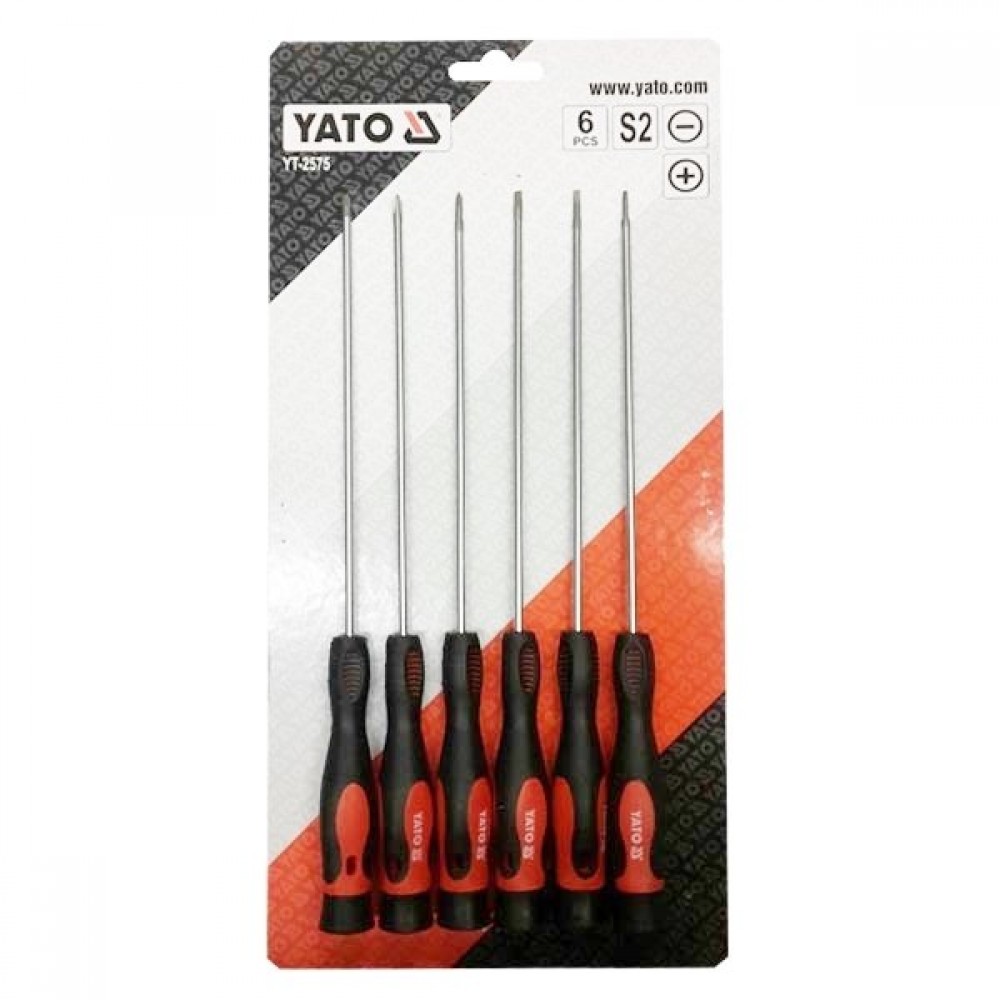 Desarmadores de precisión largos 6 pcs 