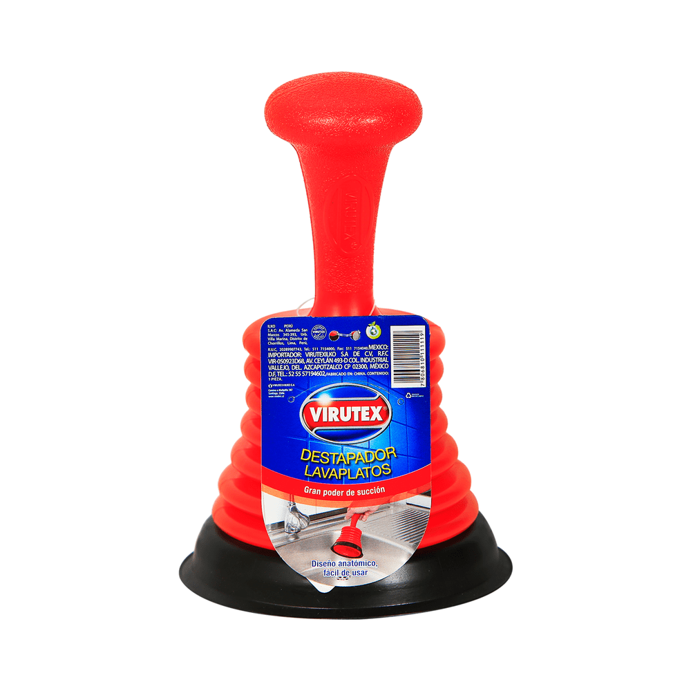 Destapador para lavaplatos
